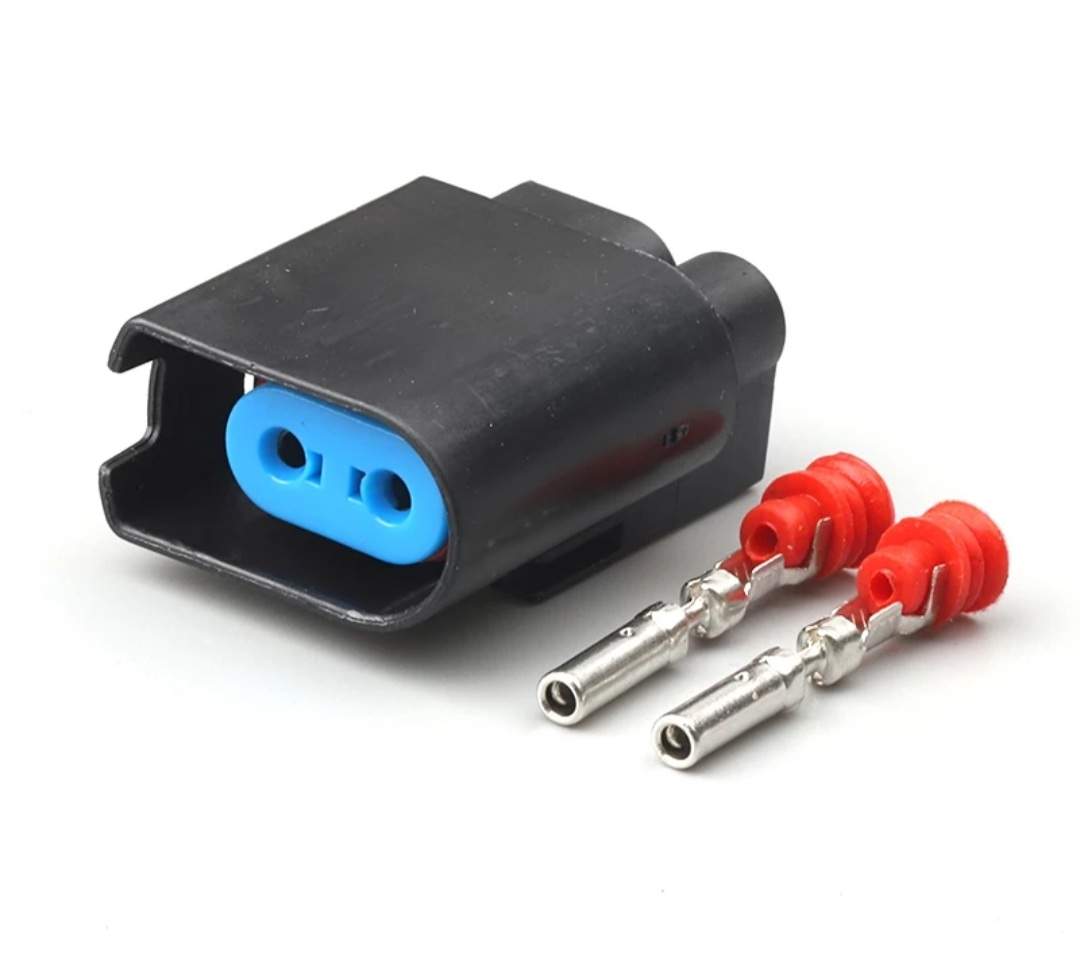 1 Set 2 Pin Wheel ABS Sensor Connector kit Male Female Socket Plug