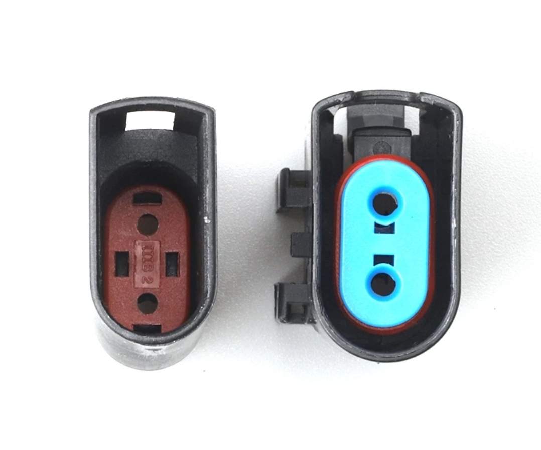 1 Set 2 Pin Wheel ABS Sensor Connector kit Male Female Socket Plug
