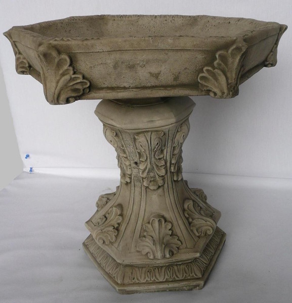 Composite Stone Bird Baths from Brass Tacks At Home, Crocketford