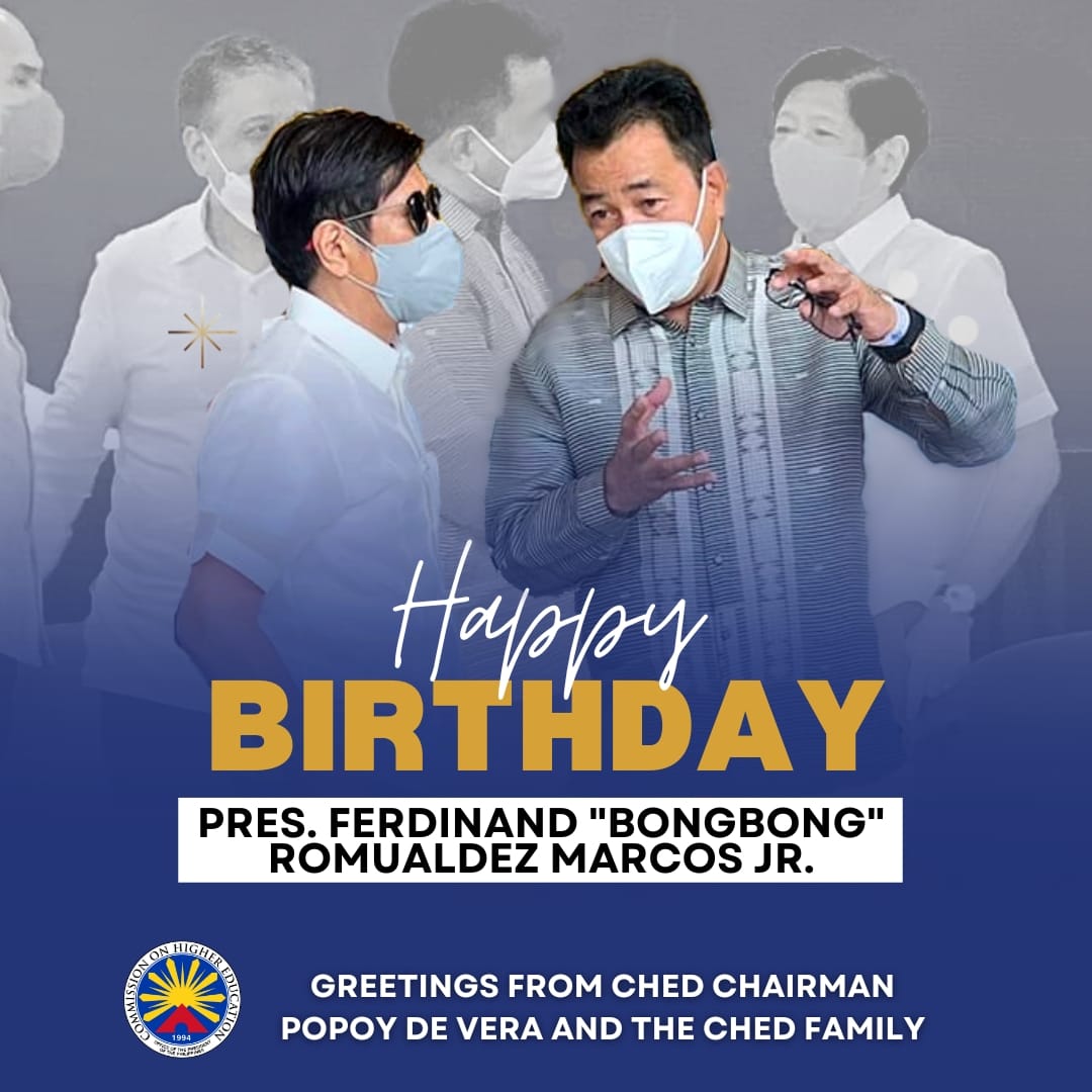 VP Sara, CHED chief send felicitations for PBBM's 65th birthday