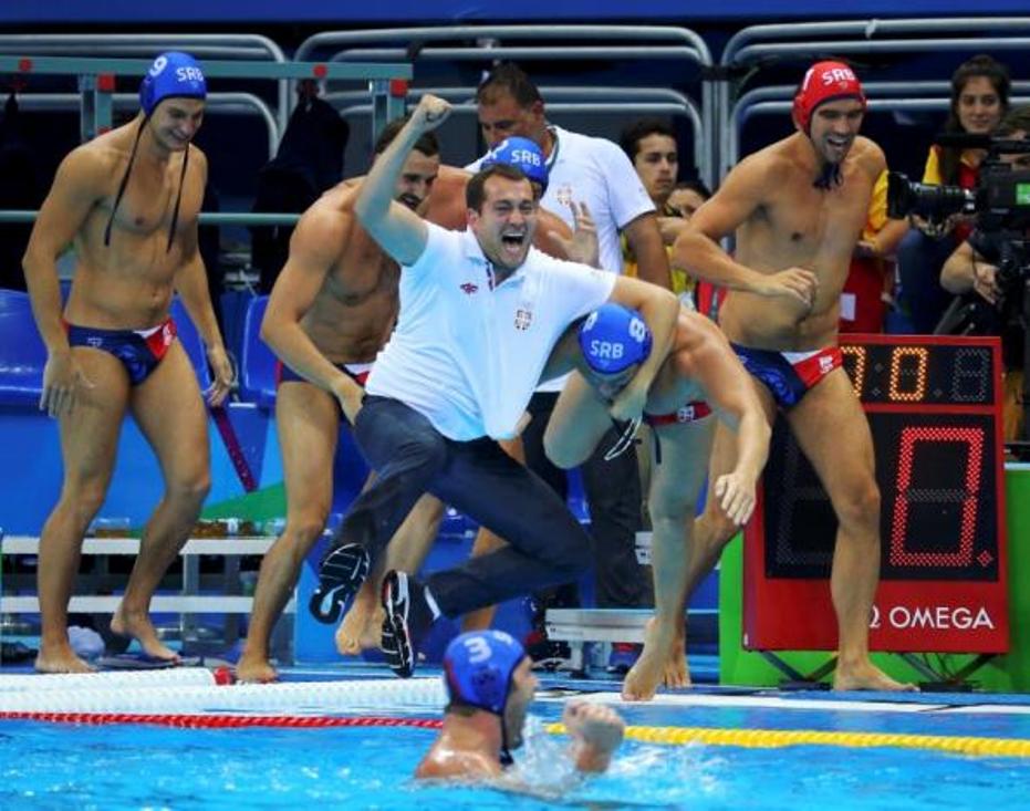 Serbia Wins Water Polo Gold