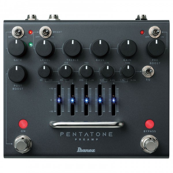 Ibanez Pentatone PTPRE, nuevo preamplificador en formato pedal con EQ