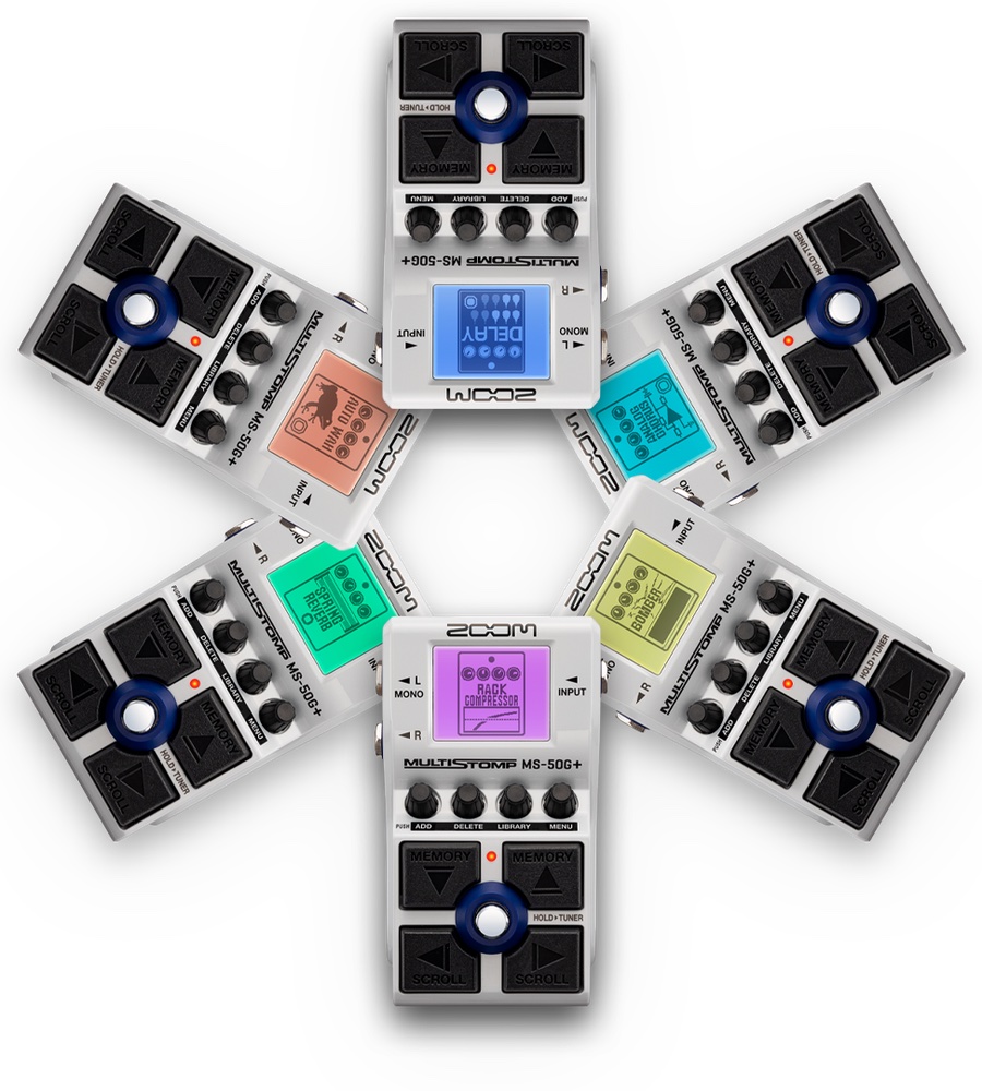 Zoom MS50G+, una actualización con IRs multicapa y 4 footswitch de su