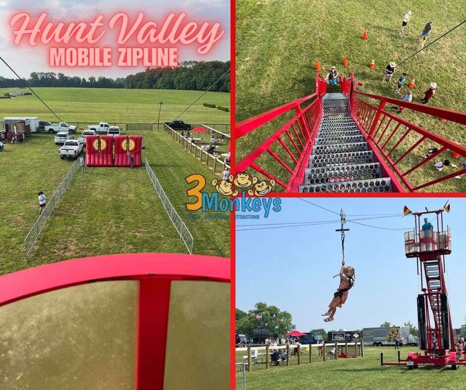 Exciting Mobile Zipline Rental in Hunt Valley Book Your Adventure Today!