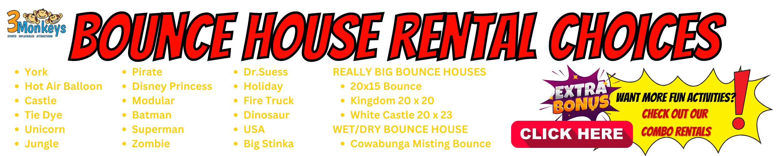 Big Stinka Bounce House Rental York, Lancaster, Harrisburg
