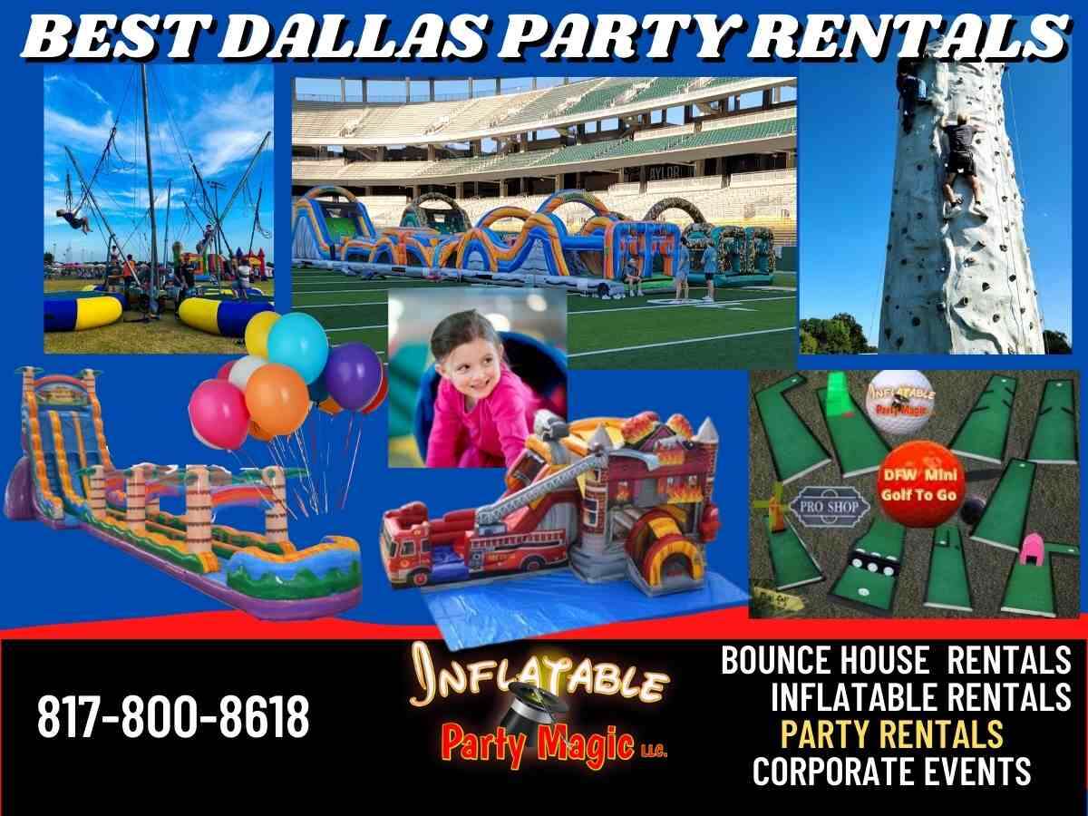 Dallas Event Rentals from Inflatable Party Magic