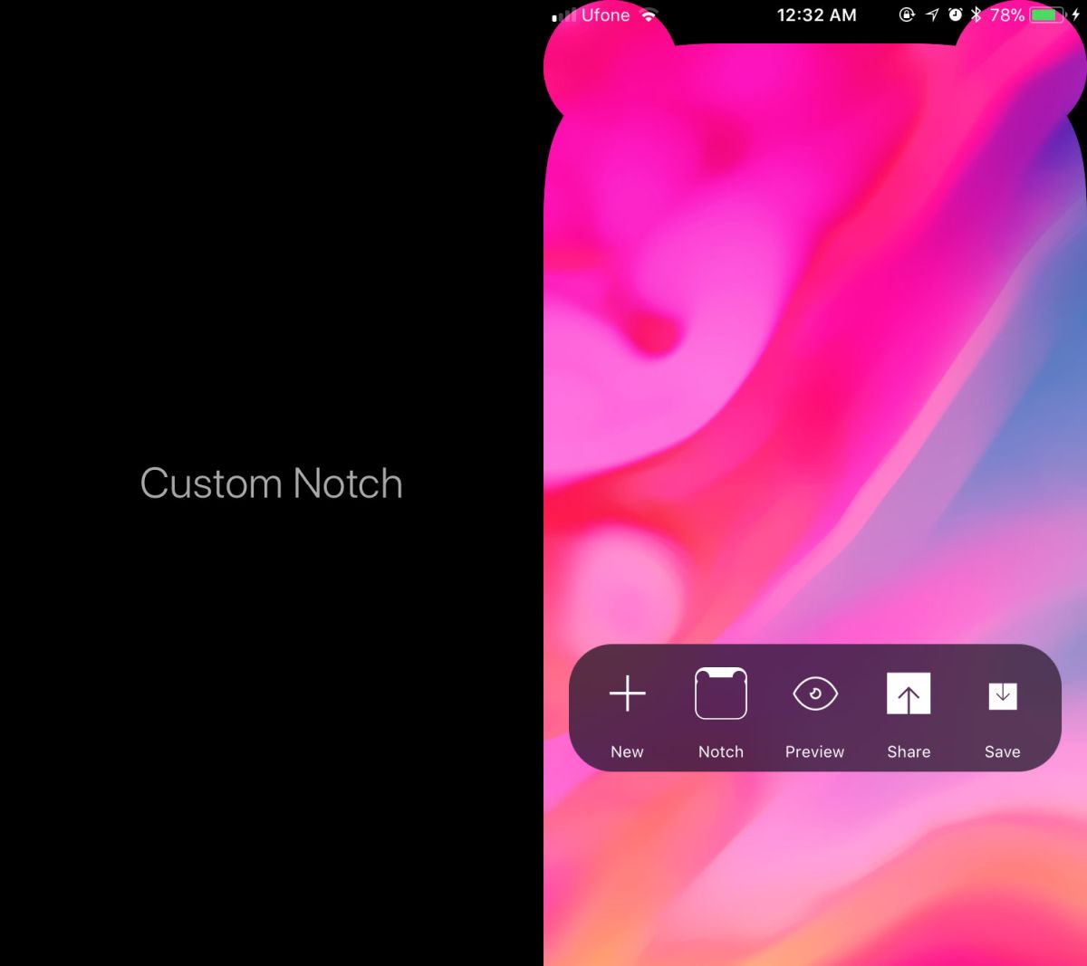 How To Customize The Notch On iPhone X —