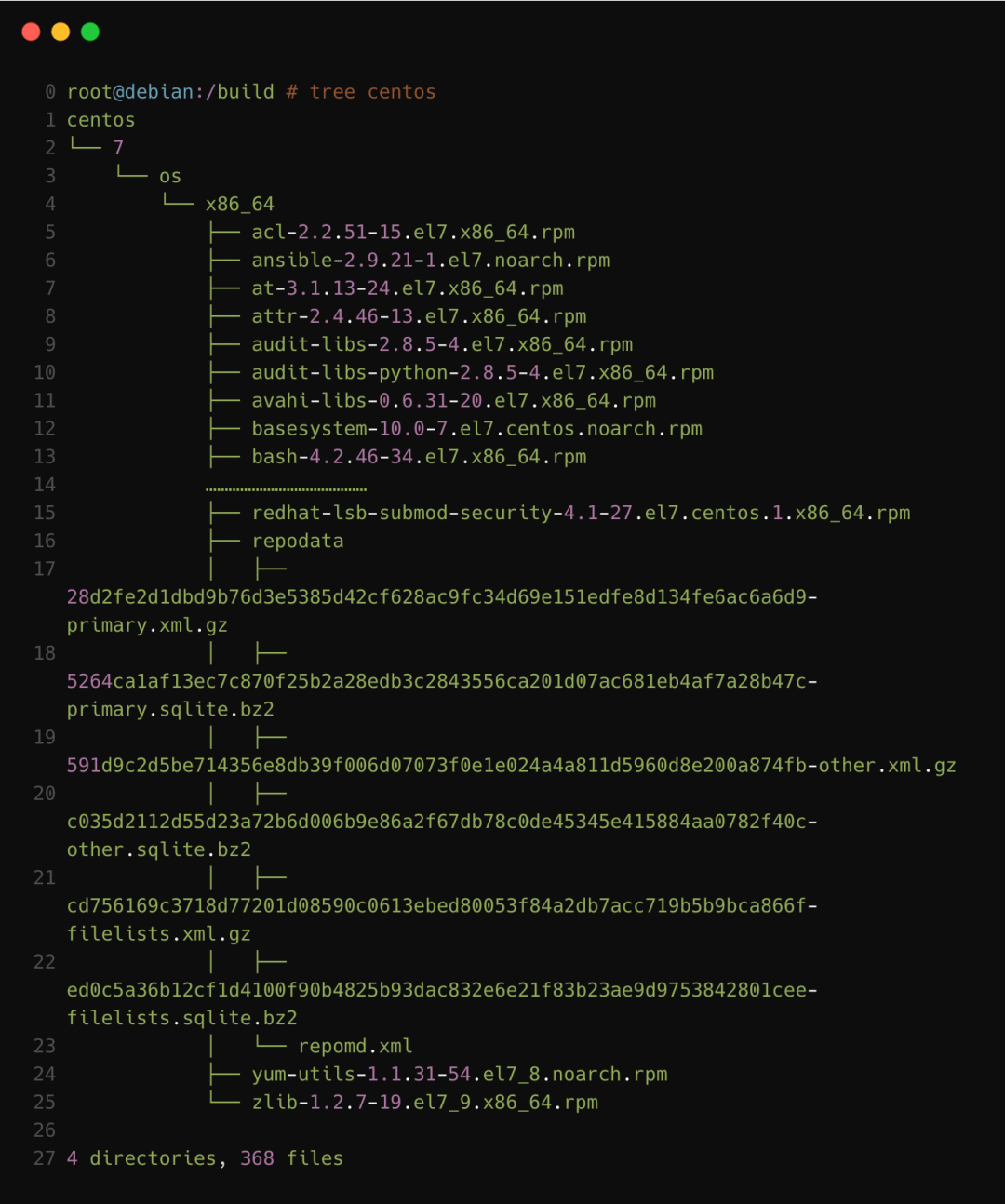 使用 Docker 构建 yum/apt 离线源轻识