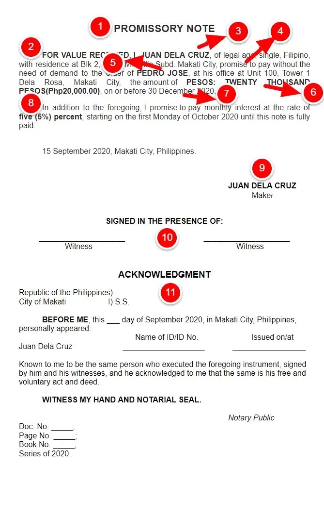 How To Make Promissory Note in the Philippines (With Free Sample