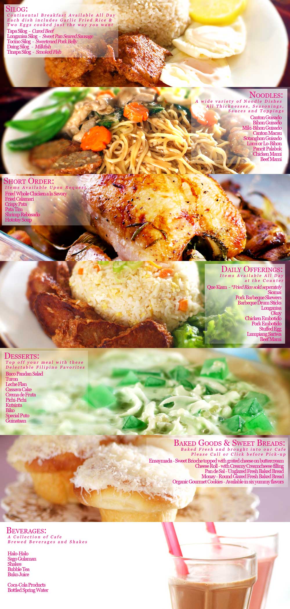 Blue Ribbon Cafe Filipino Culinary Aesthetic Tristate Area Catering