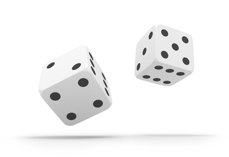 Throwing dice. FJ