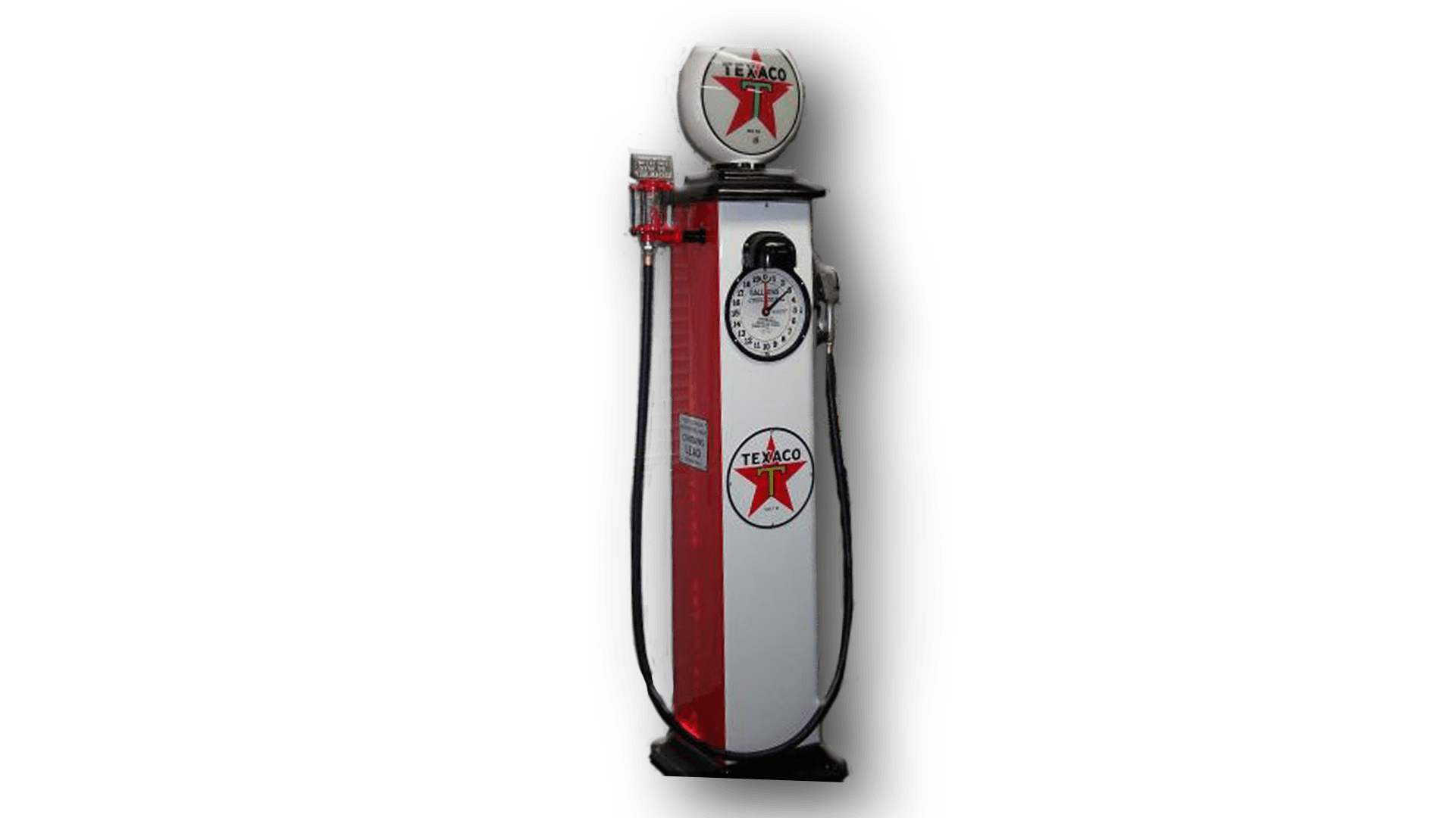 Texaco 1929 Clock Face Reproduction Gas Pump white face Fill Er' Up