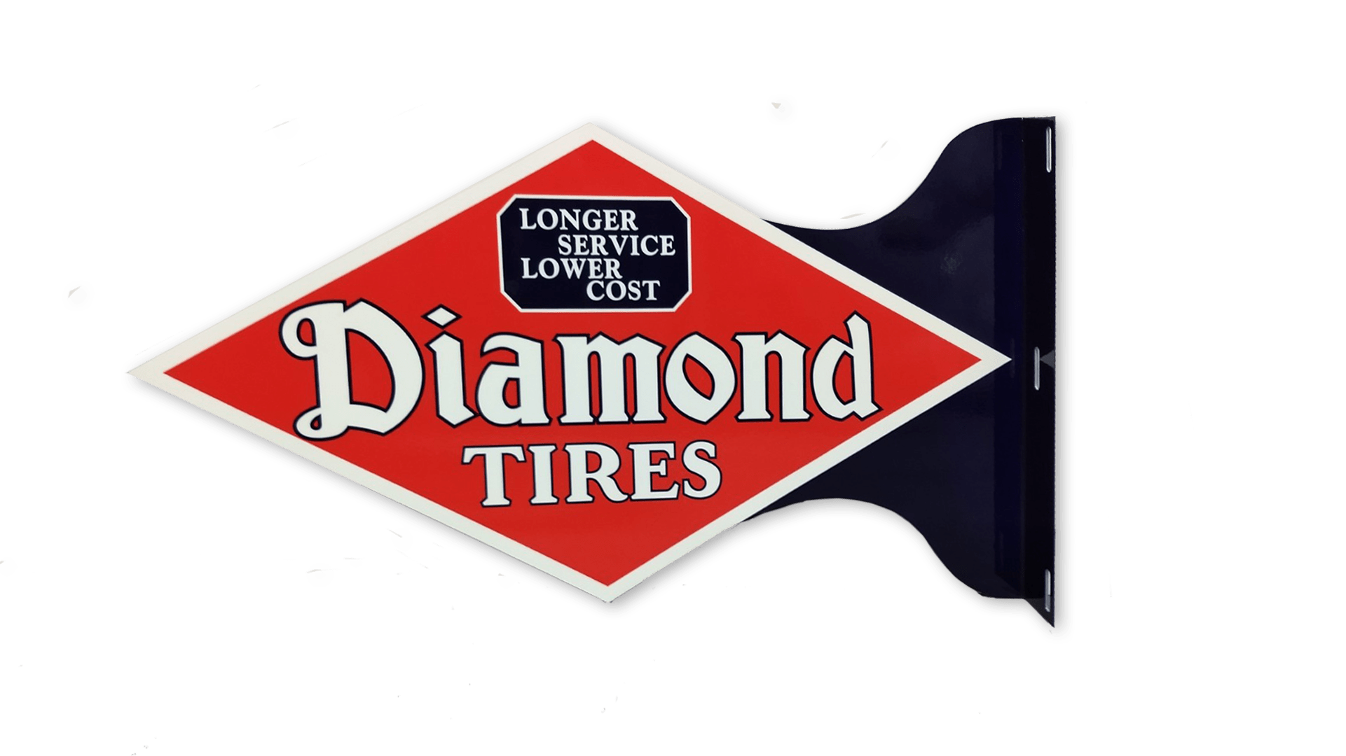 Diamond Tires Flange Sign Fill Er' Up