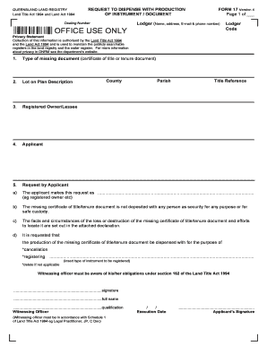 Printable Form 17 - Fillable Form 2025