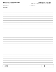 Case Management Notes Template Additional Case Notes Sheet Notes