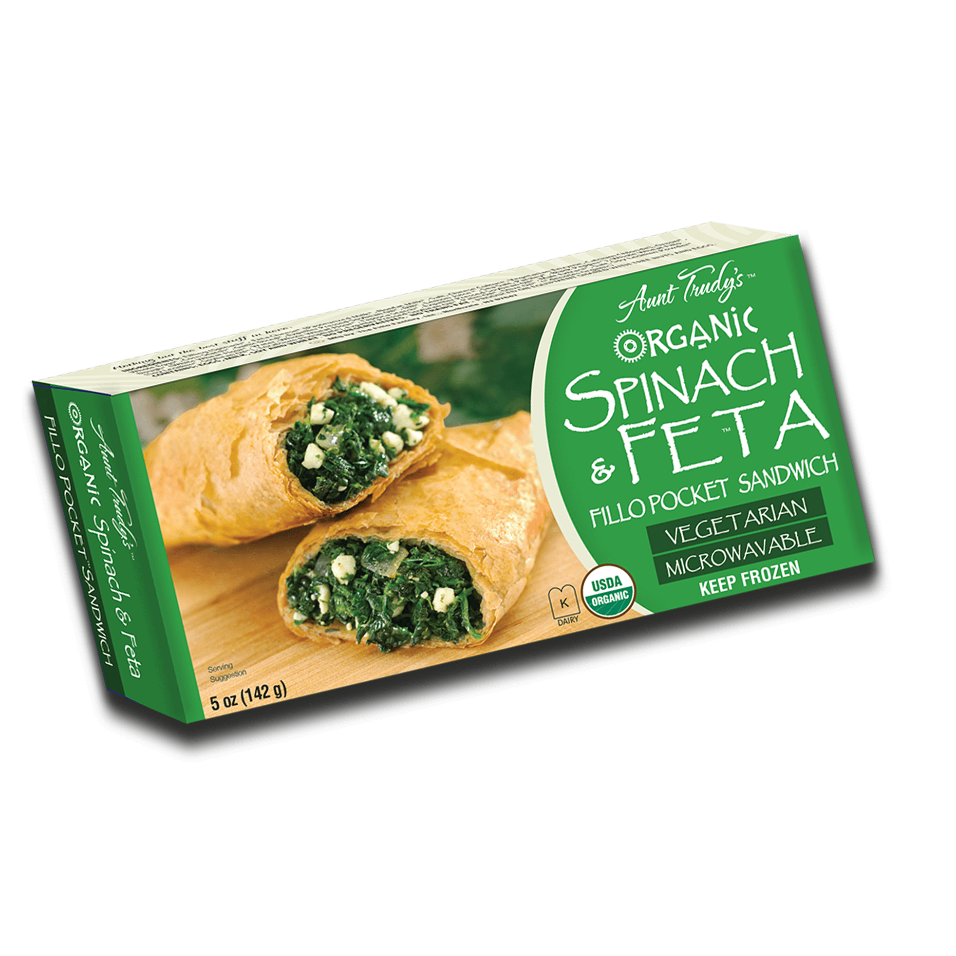 Organic Spinach & Feta Pocket Sandwich Fillo Factory