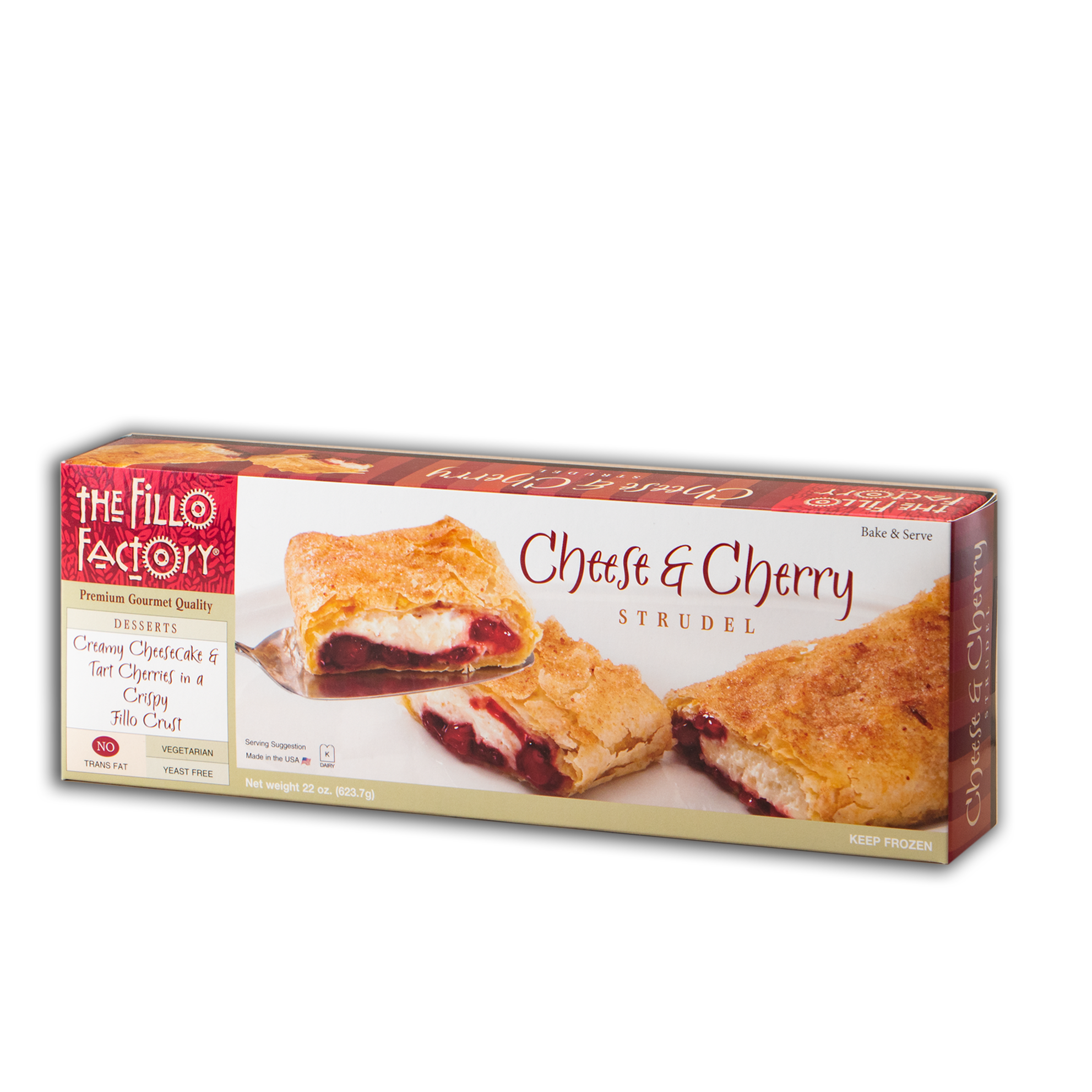 Cheese & Cherry Strudel Fillo Factory
