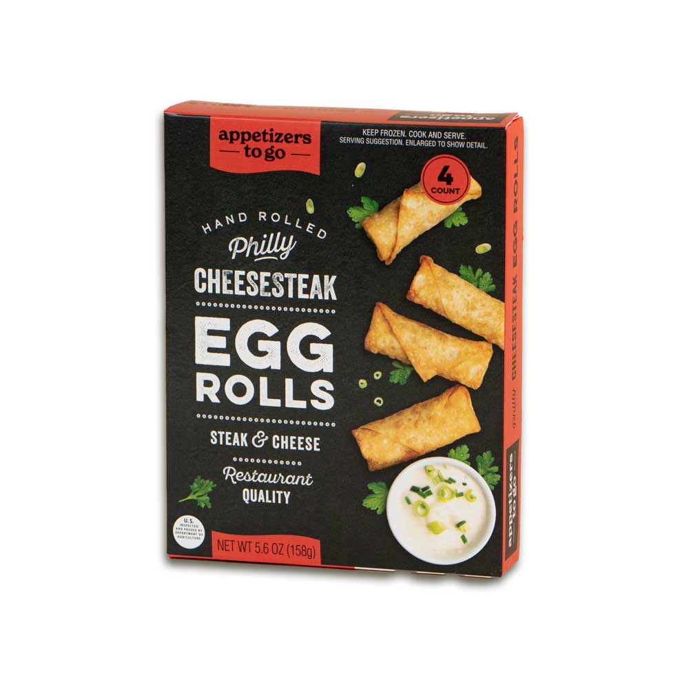 Philly Cheesesteak Egg Rolls Fillo Factory