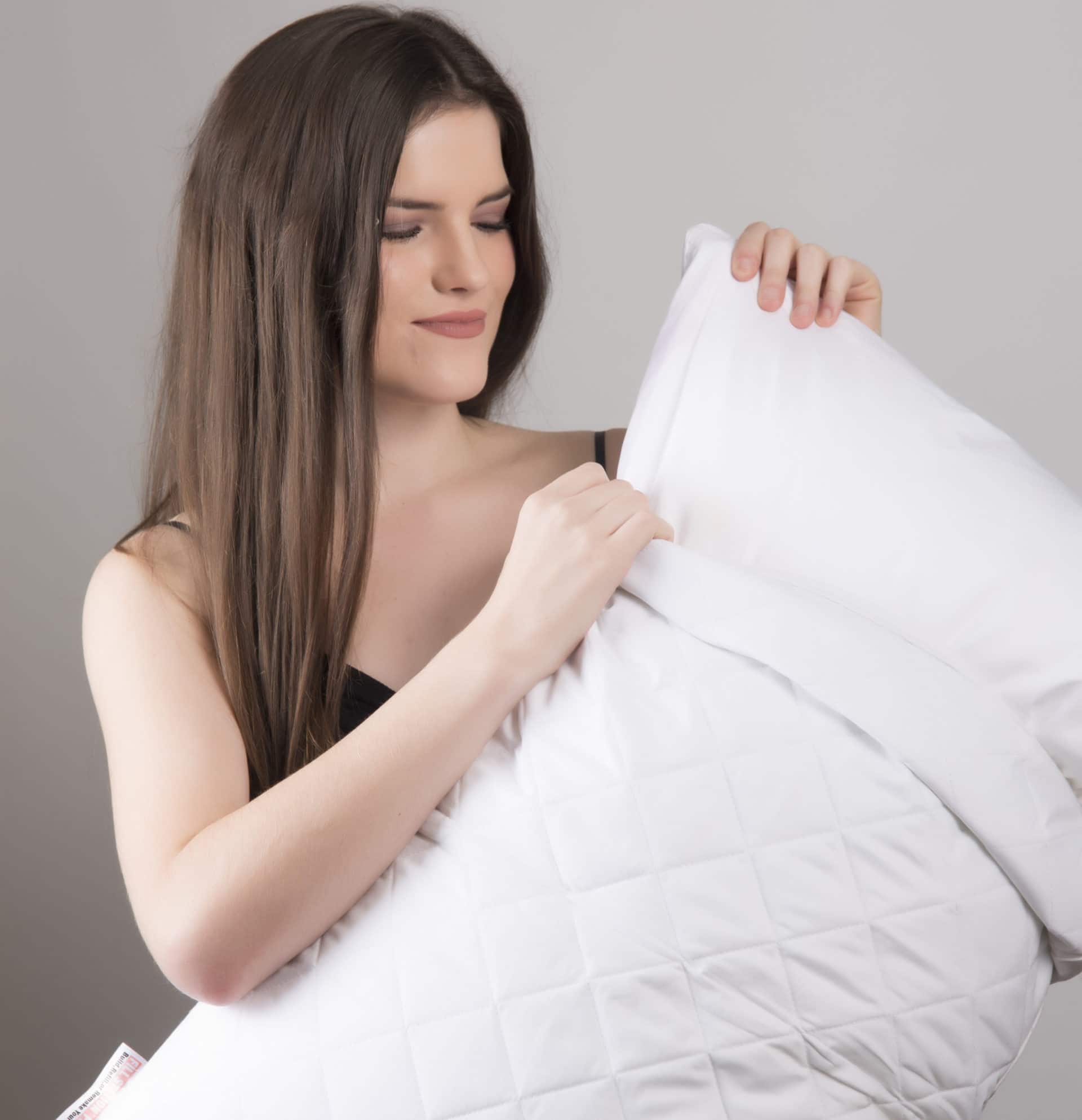 Quilted Pillow Protector Fill Station® Pillow Kiosk