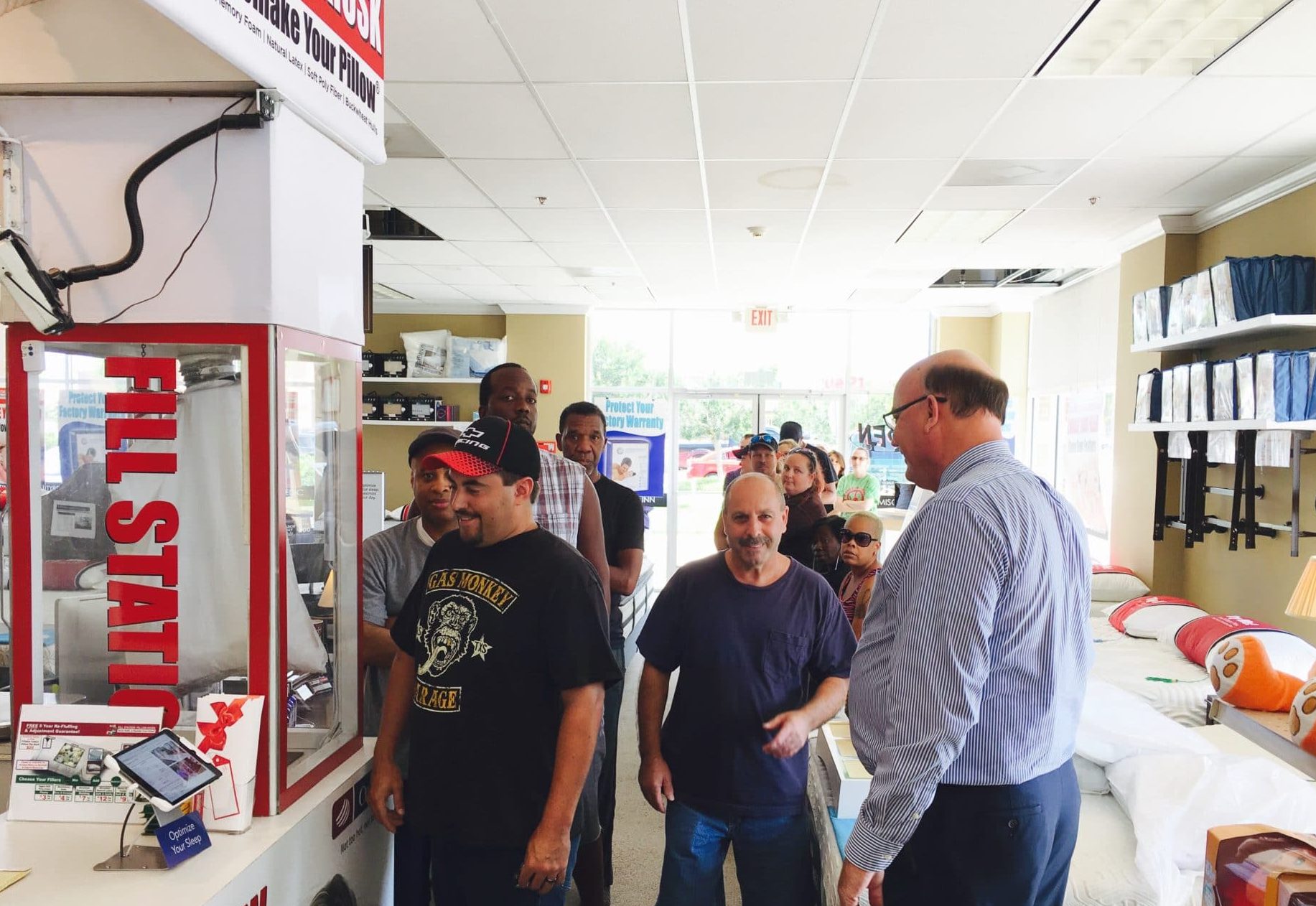 Event Request Fill Station® Pillow Kiosk