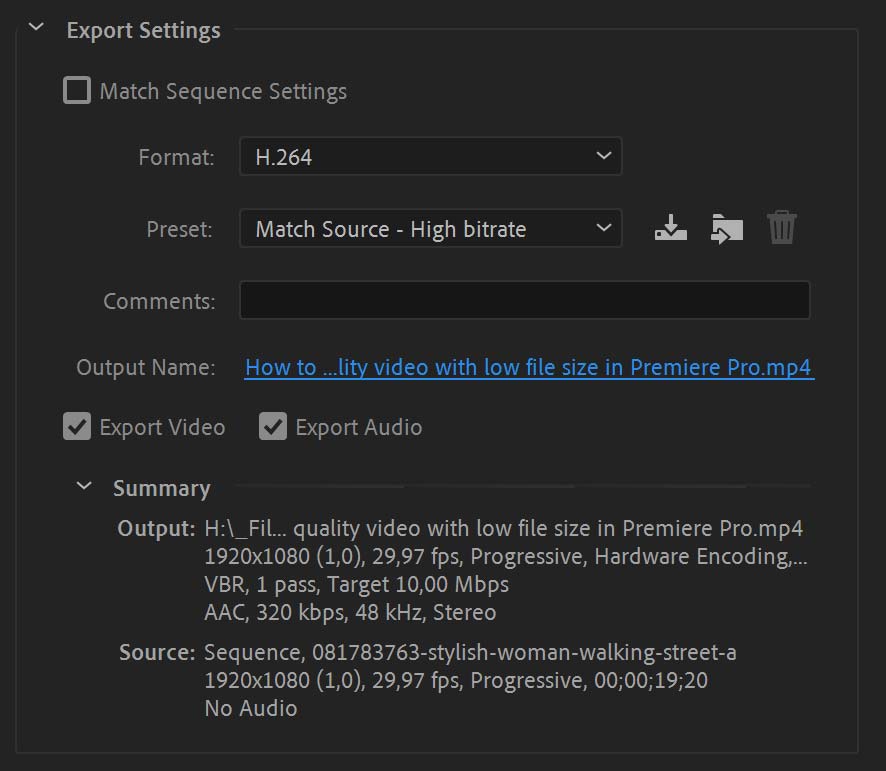 Youtube 4k preset adobe premiere passacoder