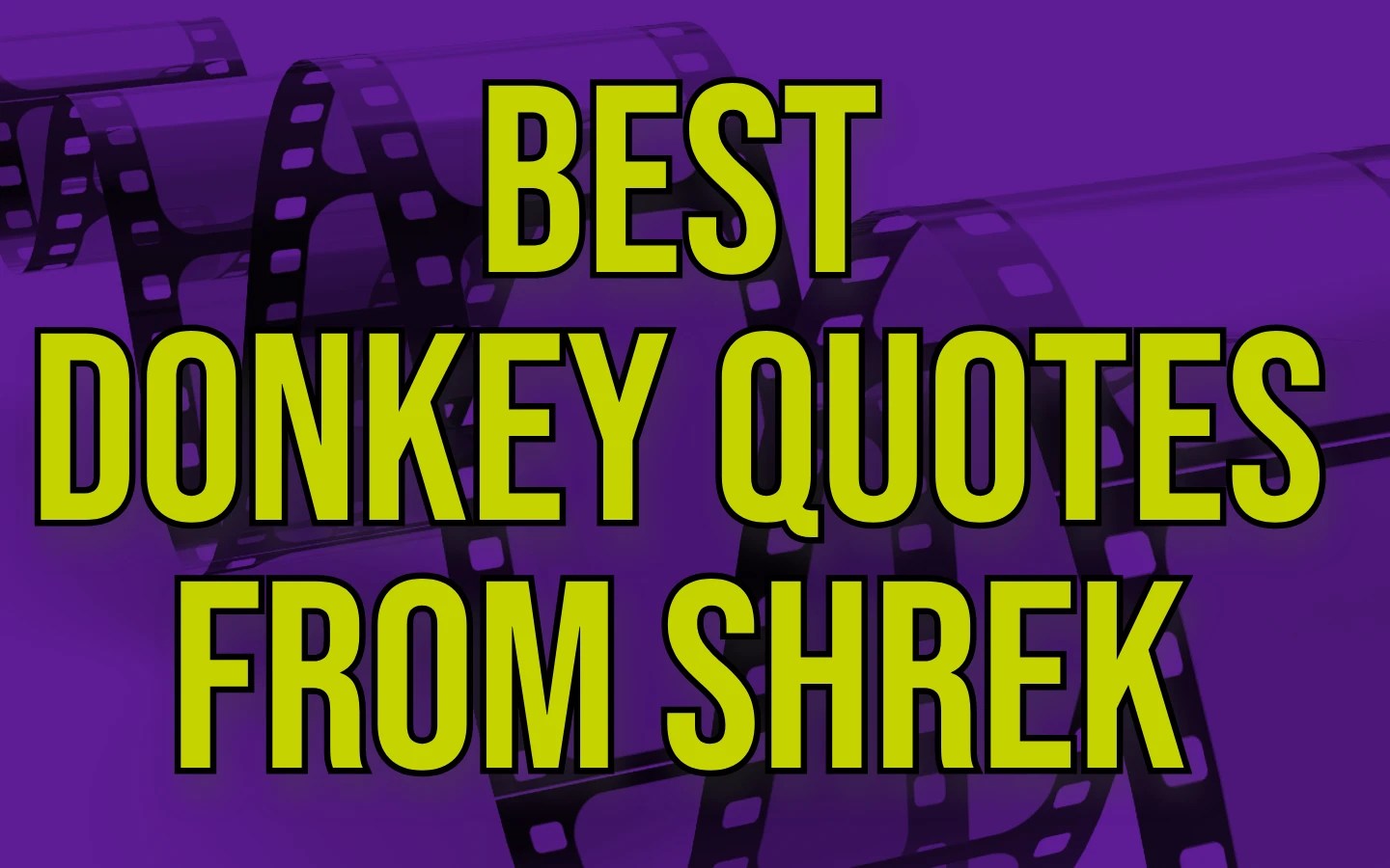 Funny Donkey Quotes Waffles & Onions With Layers In Shrek FilmDaft