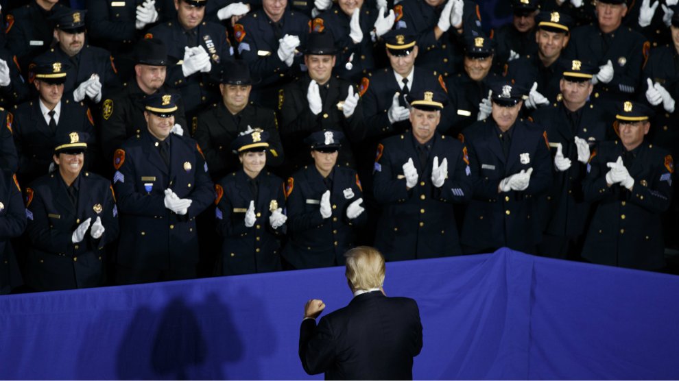 The Police Department Cheering On Trump’s Call for Excessive Force Is