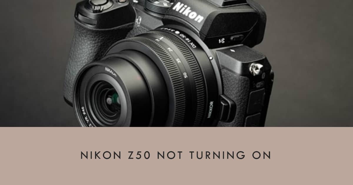 Nikon Z50 Not Turning On Causes and How To Fix It