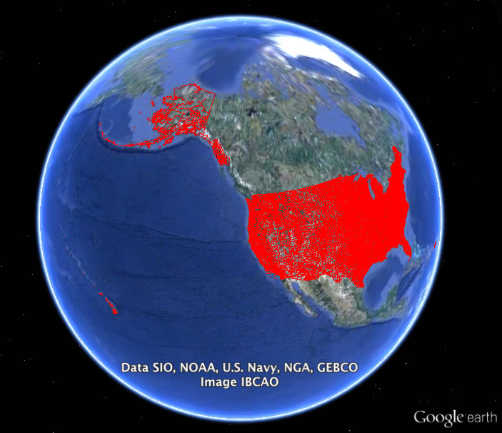 3 Digit Zip Code Map Kml Map