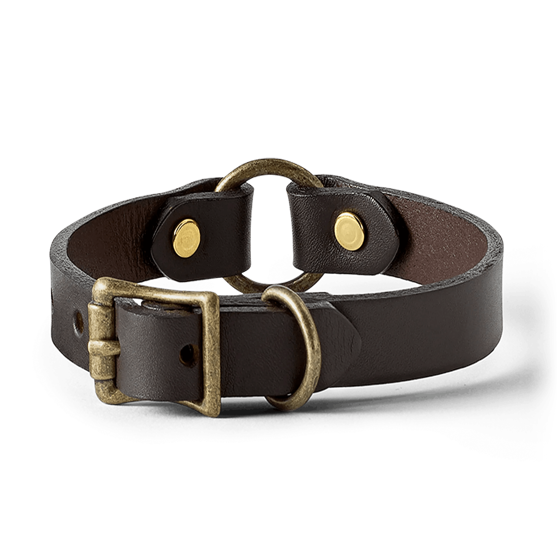 Filson Bridle Leather Puppy Collar