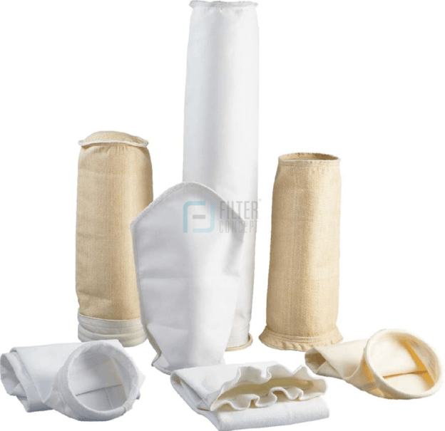 Dust Collection Woven Non Woven Filter Bags Filter Concept