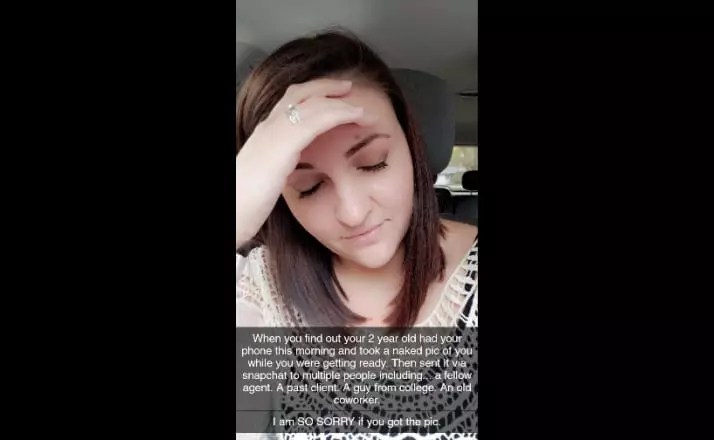 Toddler Sends Nude Pics Of Mom's Butt To Snapchat Friends, And We Want