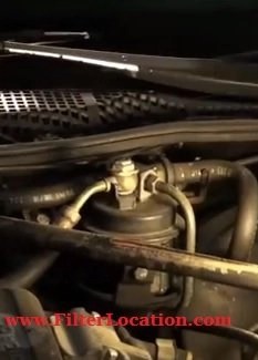 Acura CL fuel filter location