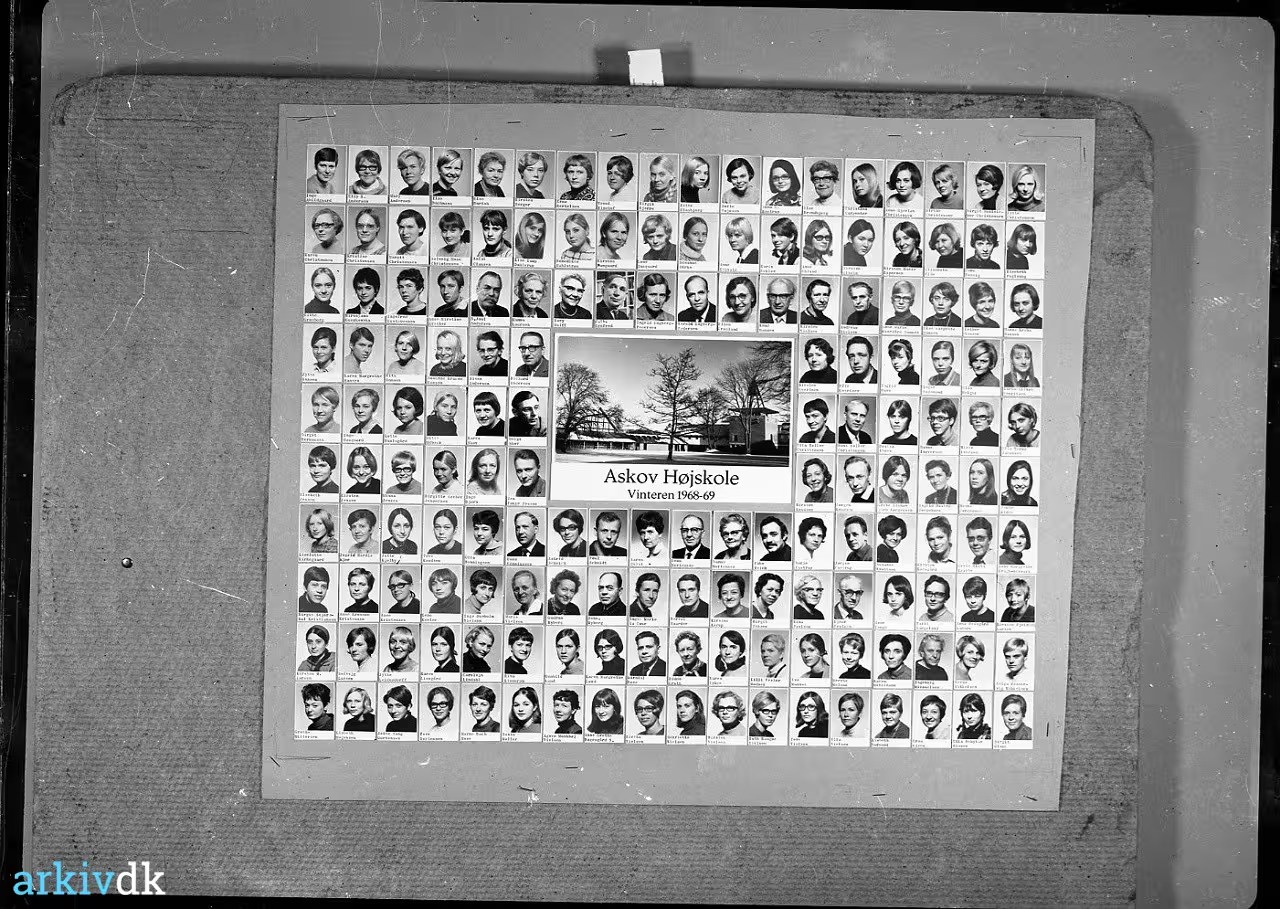 arkiv.dk Askov højskole vinteren 196869