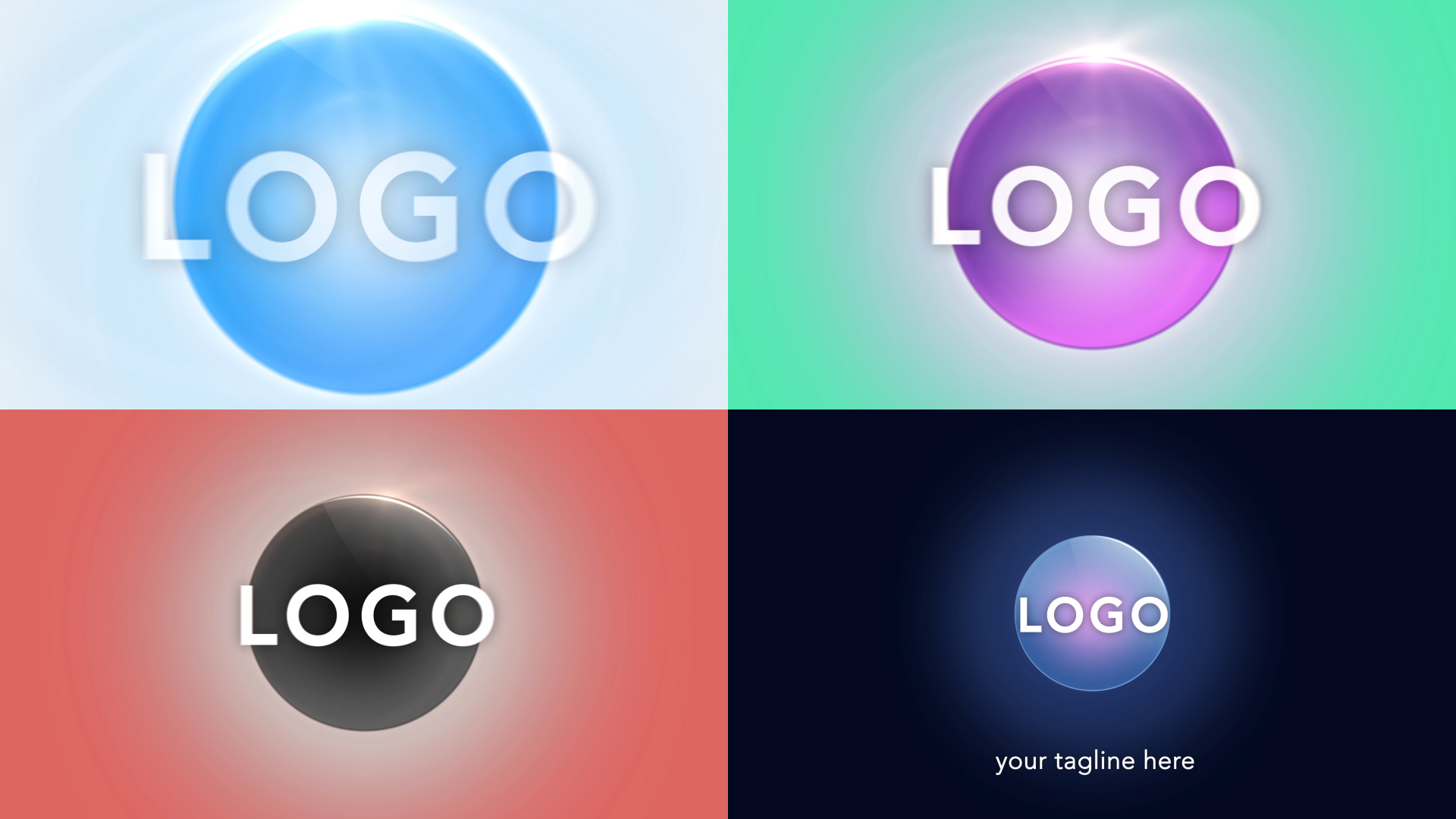 Using the effects presets is incredibly easy. Clean Sphere Logo - Final Cut Pro X Template