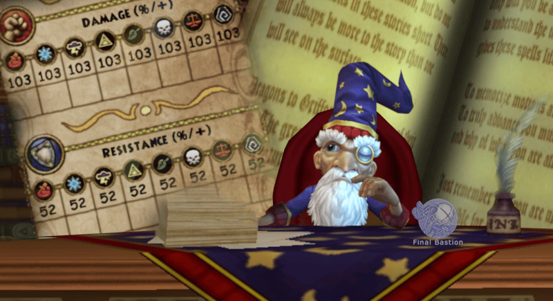Wizard101 Damage, Resist and Pierce Spring 2021 Update Final Bastion
