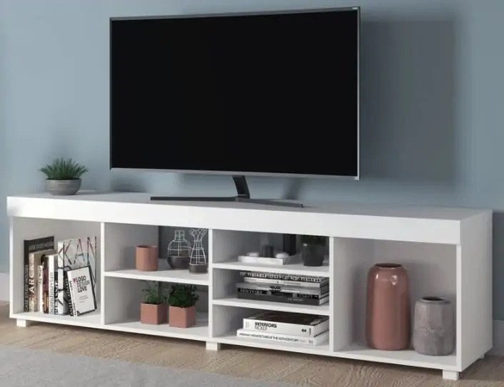 White TV Stand Ideas To Inspire A Living Room Makeover Finally Furnished