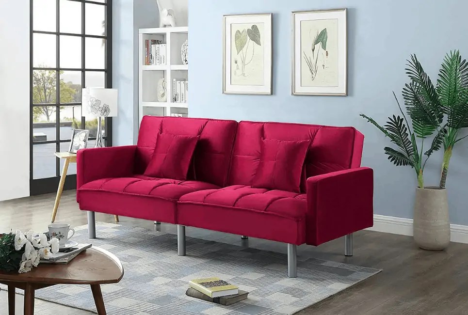 Best Red Couch Ideas Guide With Styling Ideas Included Finally Furnished