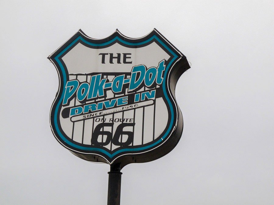 Polka Dot Drive In Braidwood, Illinois Route 66 Finally Lost