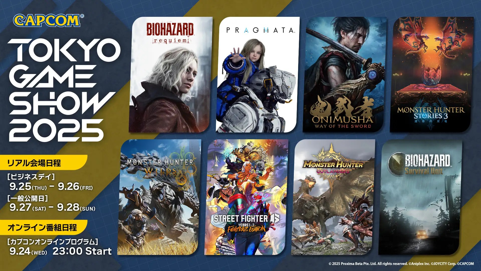 Capcom Reveals Tokyo Game Show 2025 Lineup And Schedule
