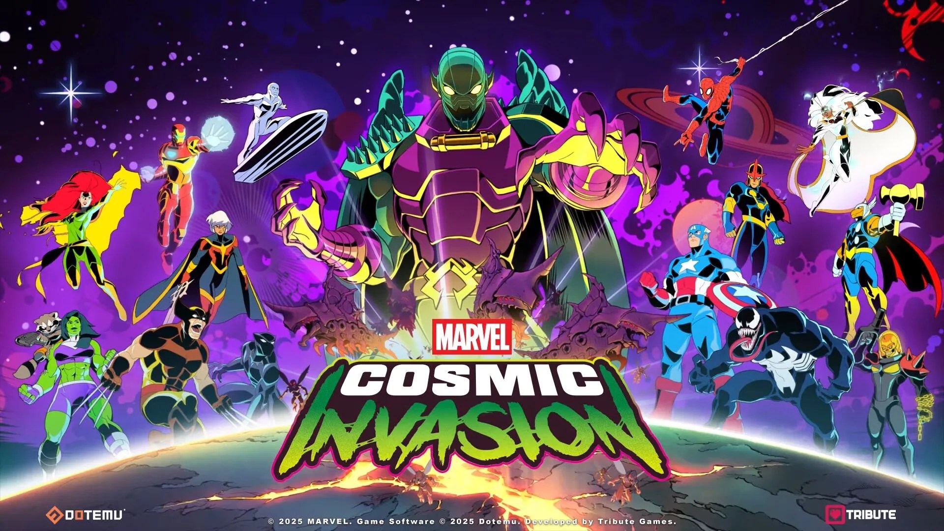 향수를 불러일으키는 격투 게임 Marvel Cosmic Invasion이 12월 1일 출시됩니다.