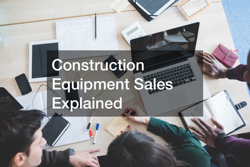 Construction Equipment Sales Explained Finance Training Topics