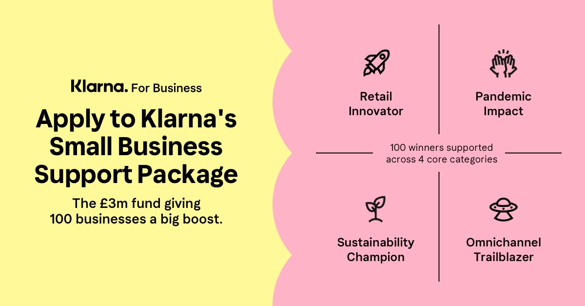 Klarna Launches £3M Support Package and Accelerator Program to Support