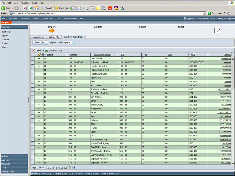 Hyperion Financial Data Quality Management Financial IT