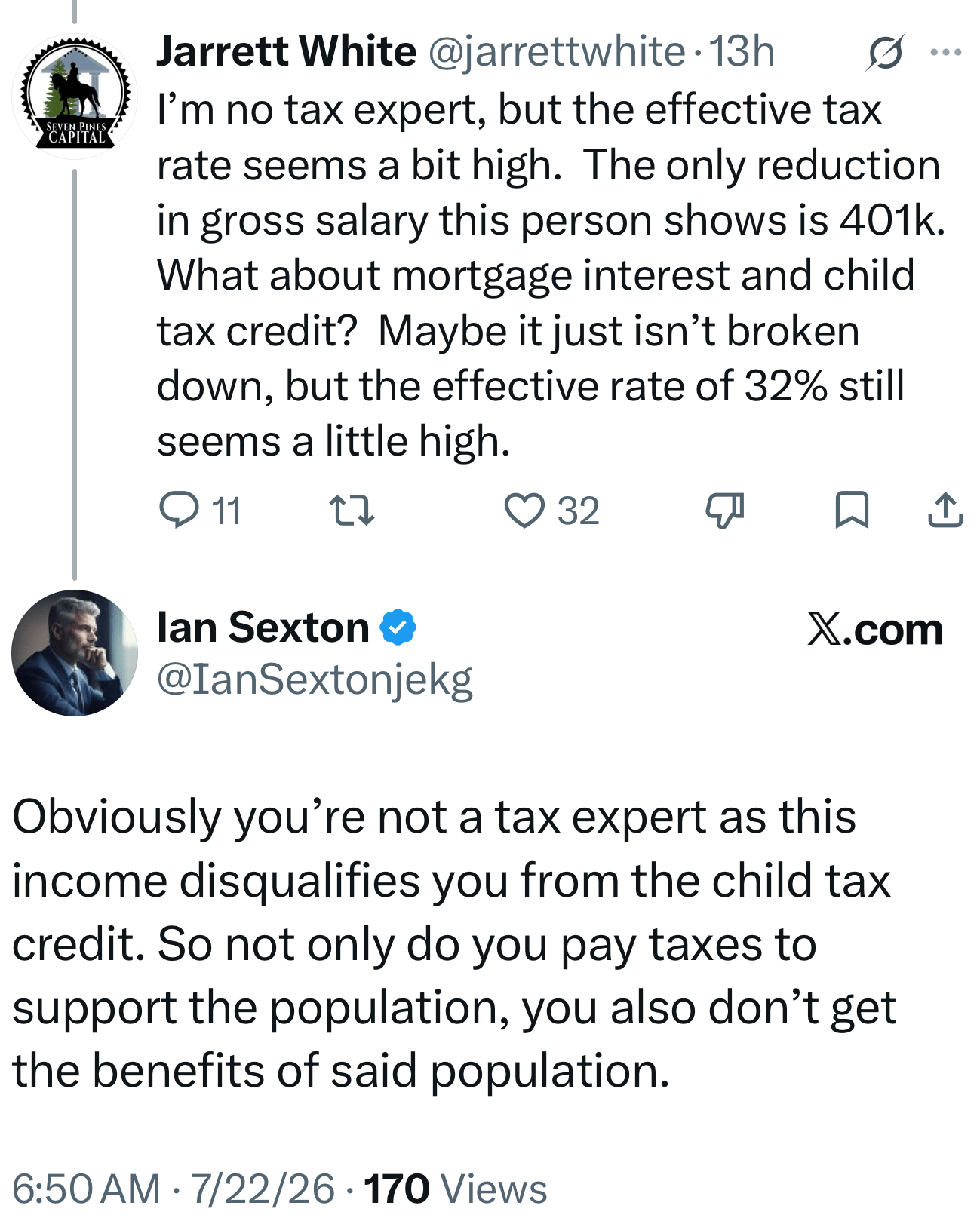 Complaining my effective tax rate estimate for $408,000 household is too high