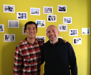 Andrew Mok, Marketing and Andre Haddad, CEO