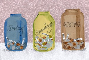 Three Jar System Of Money, Money Jars by Colleen Kong