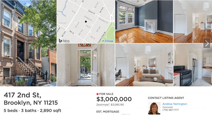 Park Slope, Brooklyn Brownstone - Making $1 million a year can be tough