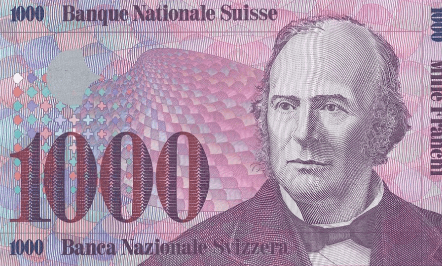1000 Schweizer FrankenNote wird erneuert gegen den Trend!
