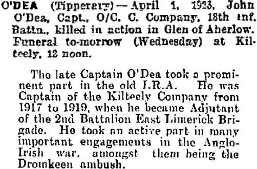 Obituary Notices 192159 East Limerick Brigade Our Irish Heritage